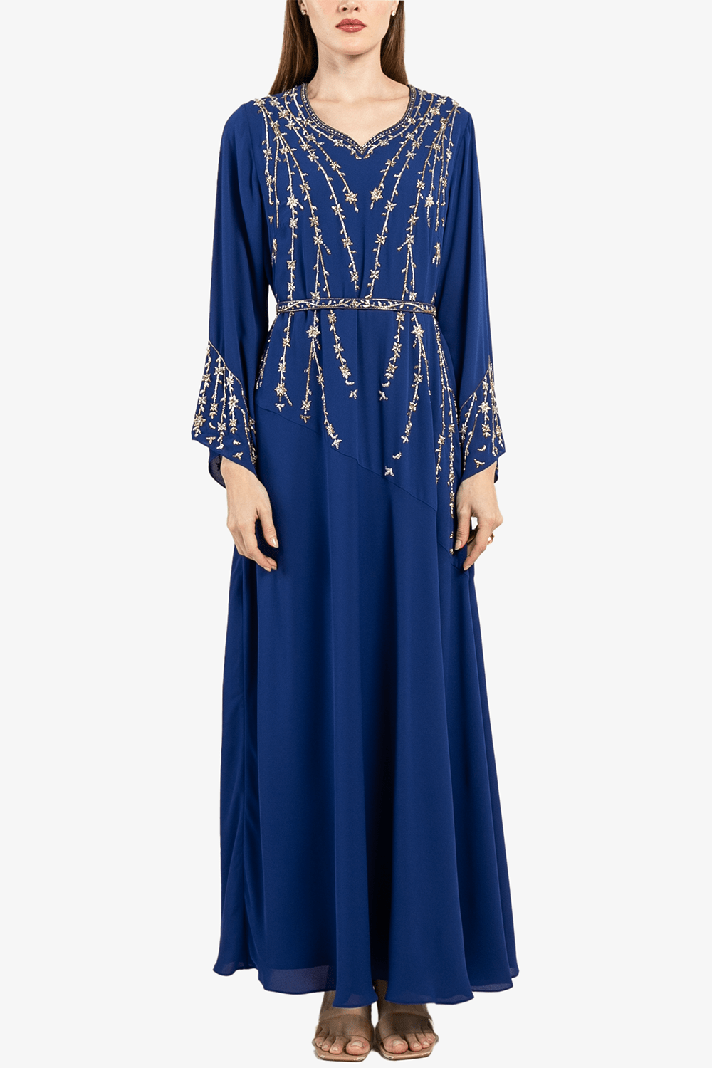 True Blue A-Line Kaftan