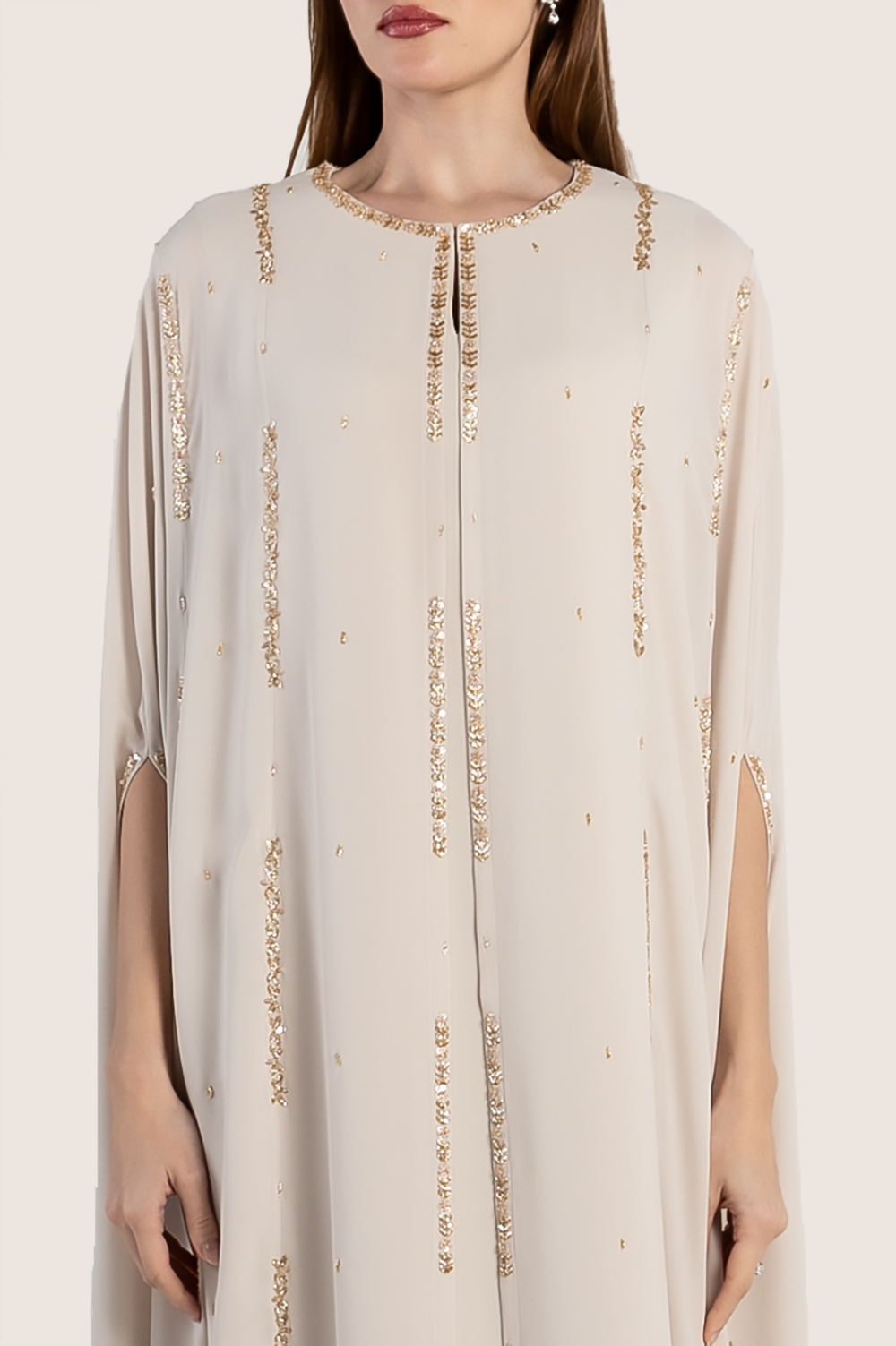 Ivory Cape Kaftan